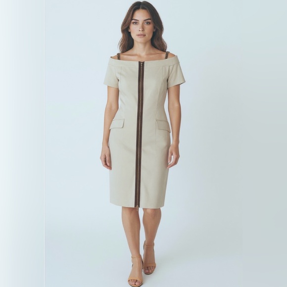 Escada Danice Off Shoulder Dress - Picture 2 of 13